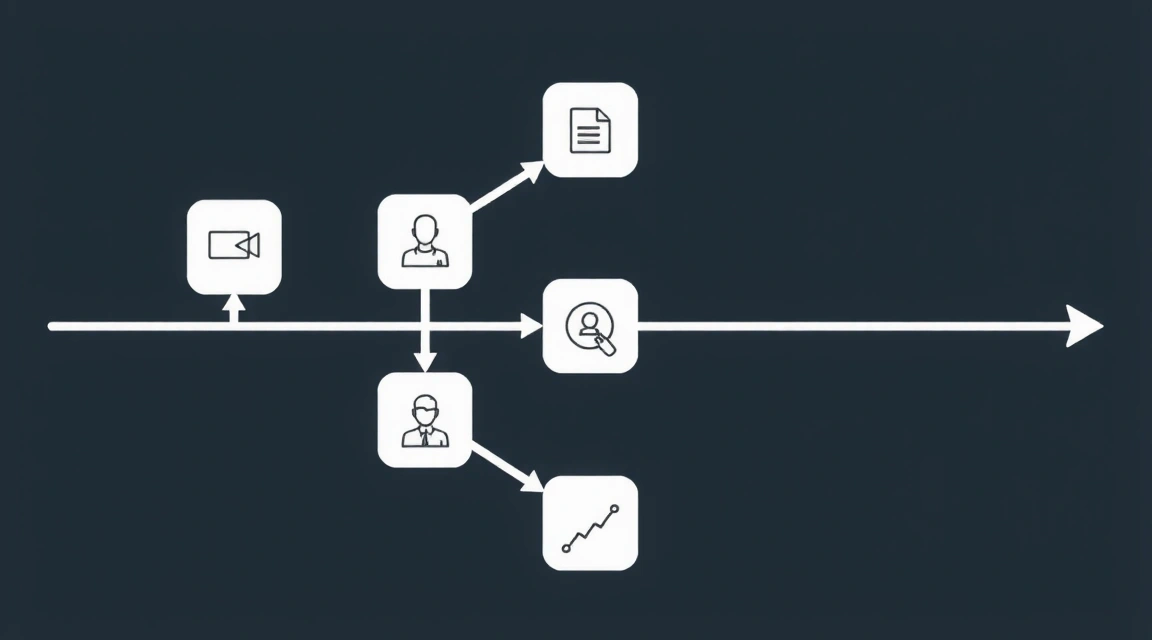 A flowchart illustrating data usage paths and purposes