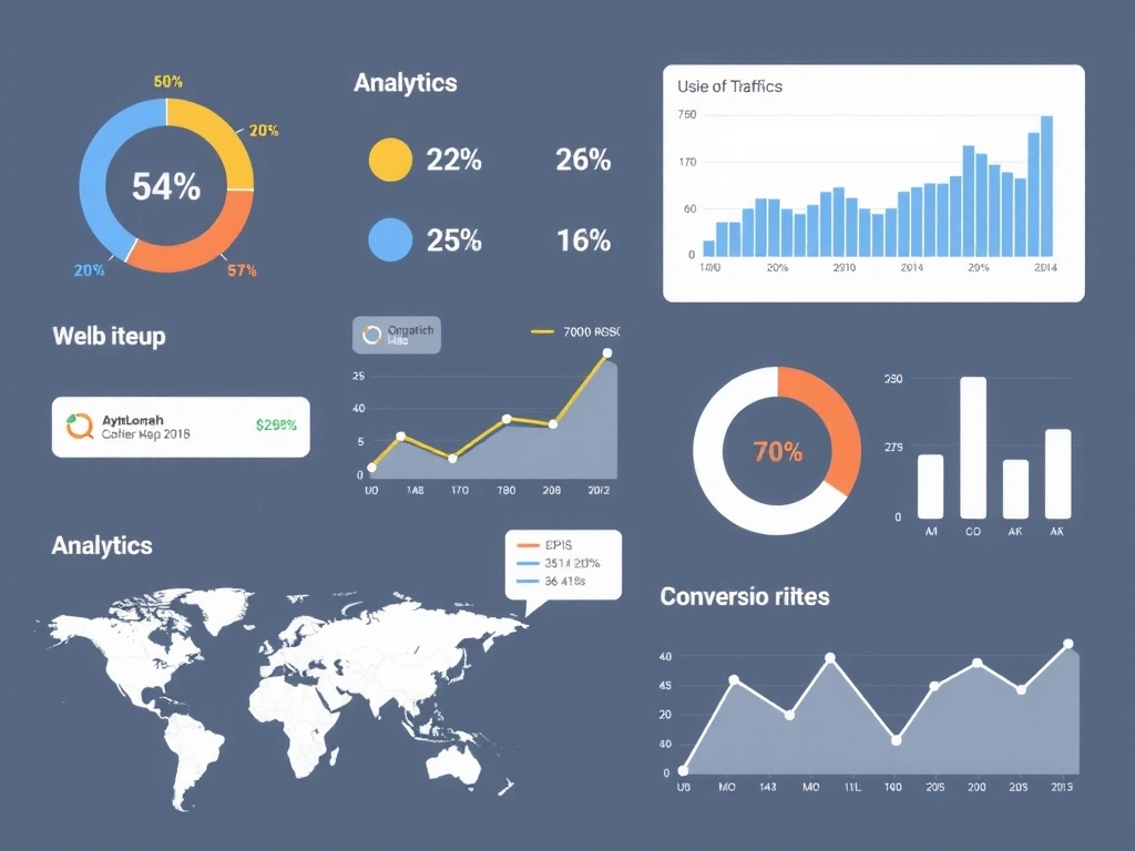 Detailed analytics dashboard showing project success metrics